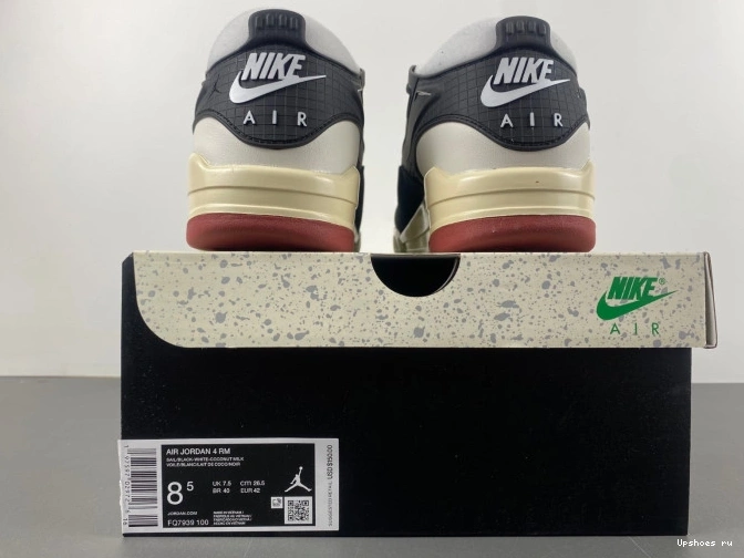 Bone”  Light Air “Black RM  Jordan 4 FQ7939-10 0418